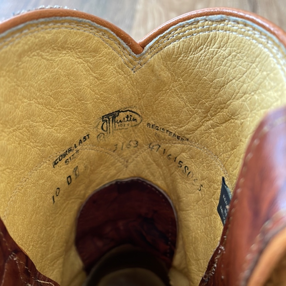 Justin Deer Skin Boots - Picture 4 of 7